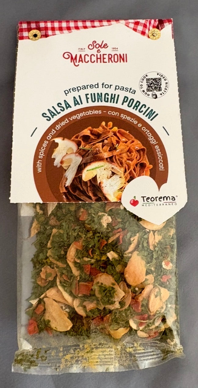 Salsa ai funghi porcini ( sos de hribi)