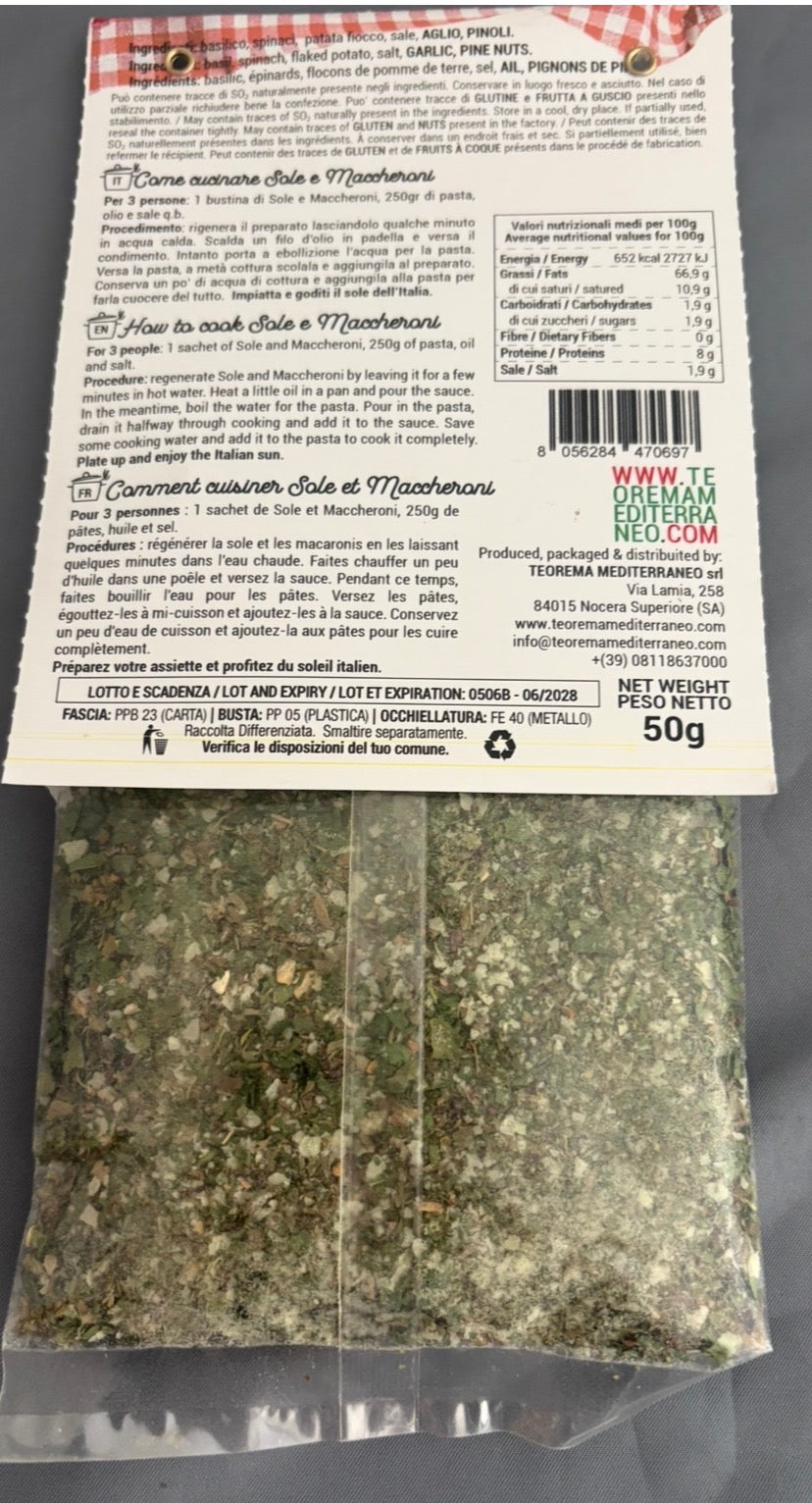 Mix de Condimente pentru Paste - Pesto Genovese, 200g