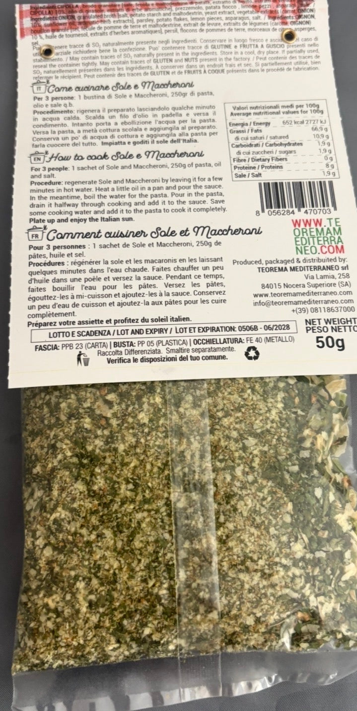 Mix de Condimente pentru Paste - Asparagi e Limone, 200g