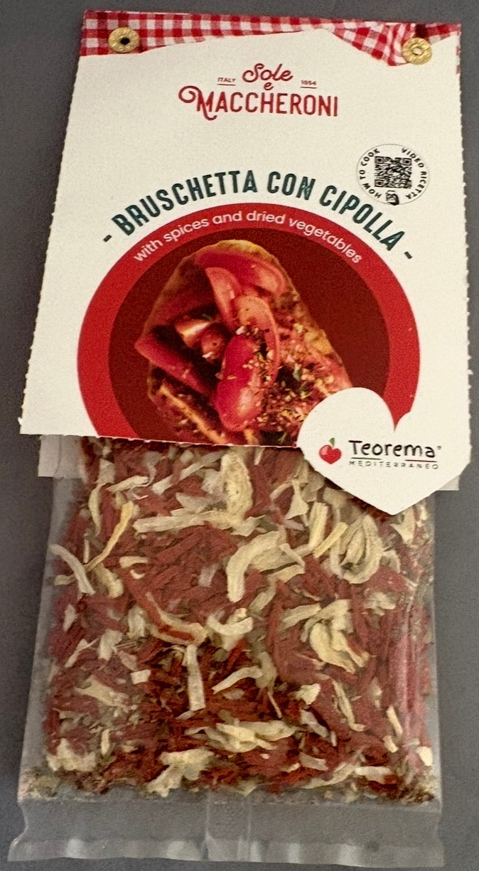 🧅 Mix pentru Bruschete cu Ceapă – Tradiție și Dulceață Mediteraneeană
