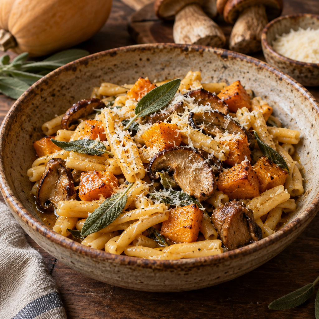 Paste Instant Caserecce cu Dovleac și Hribi – 5 Minutes to Italy, 200g