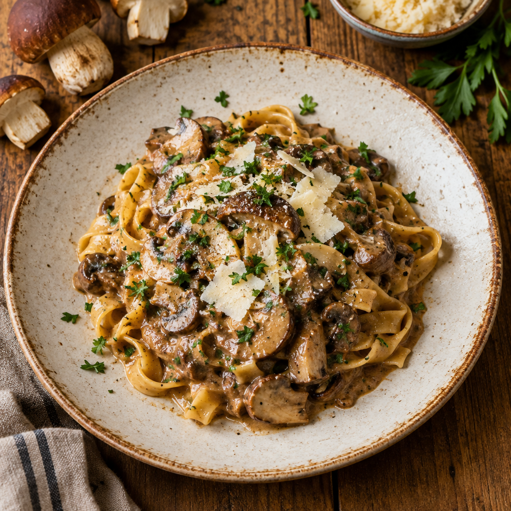 Salsa ai funghi porcini ( sos de hribi)