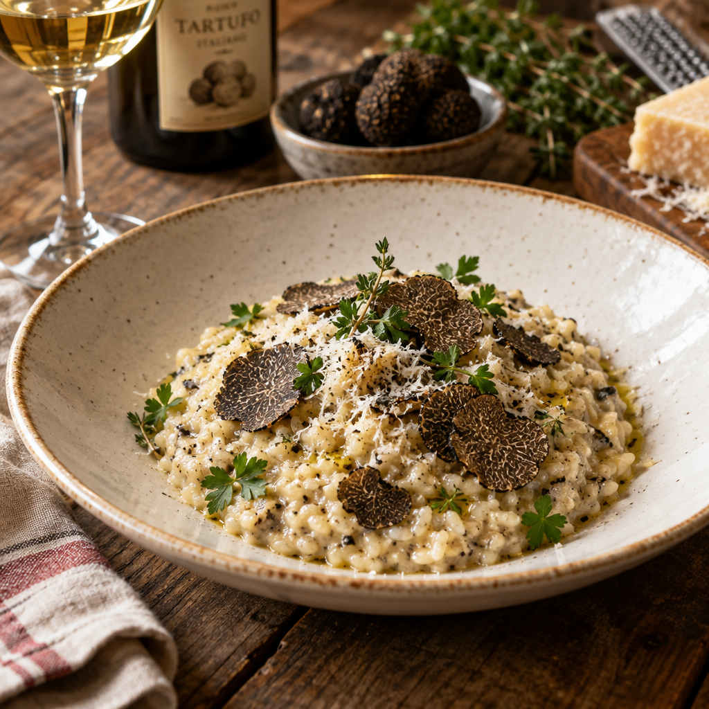Risotto al Tartufo / Orez cu trufe